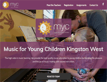 Tablet Screenshot of myckingston.com